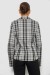 Рубашка женская в клетку, цвет серый, 230R064-1 Рубашка женская в клетку, цвет серый, 230R064-1