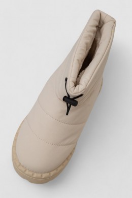 Дутики женские зимние на меху  -уценка, цвет бежевый, 248RFM15-U-1