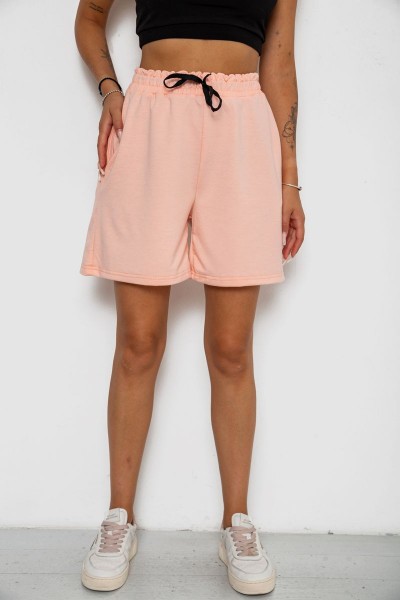 Шорти жіночі з принтом, колір персиковий, 238R130