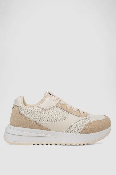 Кроссовки женские, цвет бежевый, 248RG80