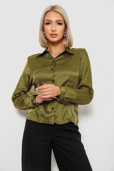 Сорочка класична в смужку, колір чорно-жовтий, 230R64