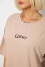 Футболка жіноча з принтом, колір бежевий, 244R2019