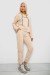 Спортивный костюм женский двухнитка, цвет бежевый, 214R1419-006
