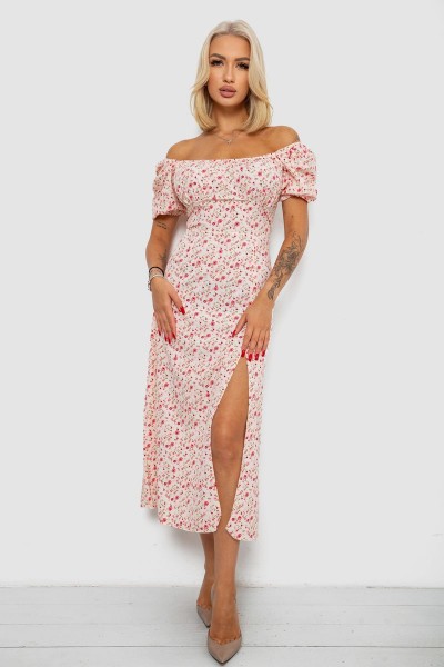 Платье софт с принтом, цвет розовый, 230R010