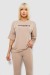 Костюм домашний женский с принтом, цвет бежевый, 257R738
