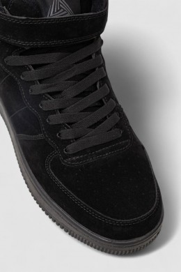 Кроссовки мужские зимние на меху, цвет черный, 248RHB460