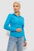 Рубашка женская однотонная, цвет голубой, 230R068