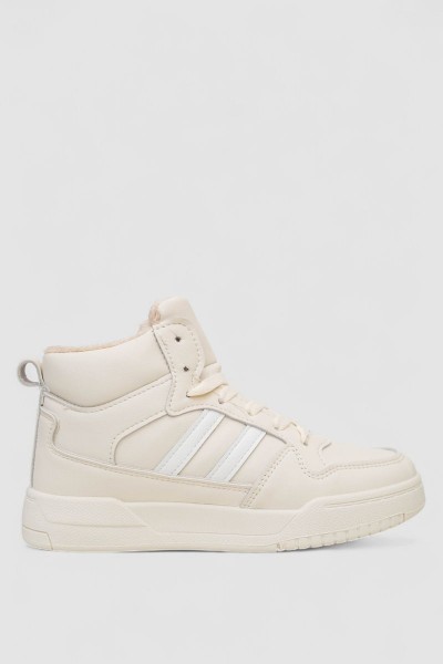 Кросівки жіночі зимові на хутрі  -уцінка, колір бежевий, 248RAD400-U