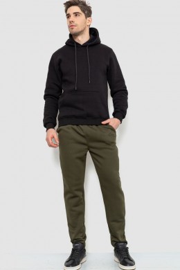 Спорт штаны мужские на флисе, цвет хаки, 238R56910