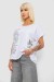 Футболка женская с принтом, цвет белый, 244R2039