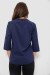 Блуза однотонная, цвет синий, 230R96-1 Блуза однотонная, цвет синий, 230R96-1