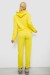 Спортивный костюм женский двухнитка, цвет желтый, 214R1419-007