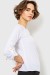 Блуза однотонная, цвет белый, 230R1122-3 Блуза однотонная, цвет белый, 230R1122-3
