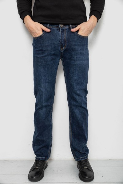 Джинсы мужские прямого кроя, цвет синий, 244R9910
