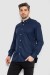 Рубашка мужская котоновая повседневная, цвет темно-синий, 247R425 Рубашка мужская котоновая повседневная, цвет темно-синий, 247R425
