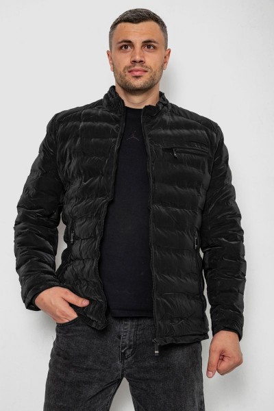 Куртка мужская демисезонная, цвет черный, 214R822К