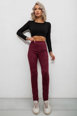 Лосины однотонные, цвет сливовый, 257R2045