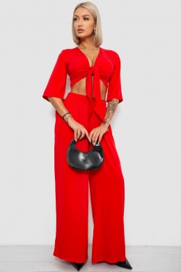 Костюм жіночий, колір червоний, 258R270