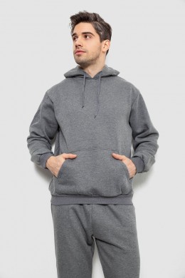 Спортивный костюм мужской на флисе, цвет серый, 244R9162