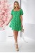 Платье женское с принтом софт, цвет зеленый, 257R811 Платье женское с принтом софт, цвет зеленый, 257R811
