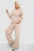 Спортивный костюм женский на флисе, цвет бежевый, 257R87 Спортивный костюм женский на флисе, цвет бежевый, 257R87