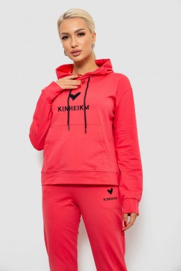 Спортивний костюм жіночий двонитка, колір кораловий, 214R1419-007