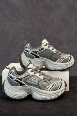Кроссовки женские демисезонные, цвет темно-серый, 248RCX1530