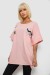Футболка женская с принтом, цвет розовый, 244R2511