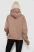 Худи женский с капюшоном на флисе, цвет бежевый, 257R335