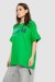 Футболка жіноча з принтом, колір зелений, 244R4012