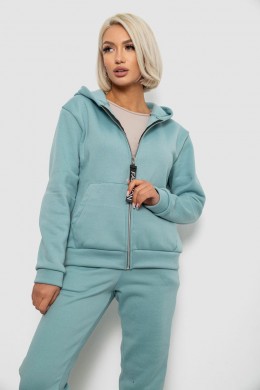 Спортивный костюм женский на флисе, цвет оливковый, 257R86