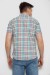 Сорочка чоловіча в клітку  -уцінка, колір блакитний, 214R842-U-4