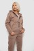 Спортивный костюм женский на флисе, цвет мокко, 257R86
