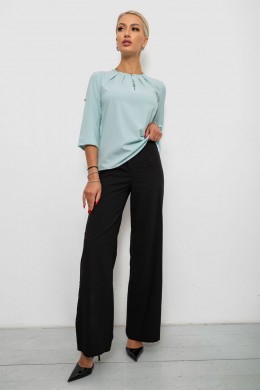 Блуза однотонная, цвет мятный, 230R1121-1
