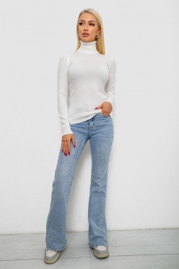 Гольф женский однотонный, цвет белый, 204R921