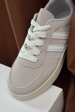 Кроссовки женские, цвет серо-бежевый, 248RJH50