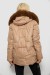 Куртка жіноча зимова коротка, колір бежевий, 244R865