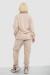 Спортивный костюм женский на флисе, цвет бежевый, 241R2007 Спортивный костюм женский на флисе, цвет бежевый, 241R2007