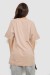 Футболка женская с принтом, цвет бежевый, 244R4012 Футболка женская с принтом, цвет бежевый, 244R4012
