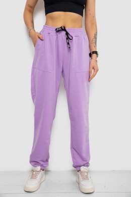 Спортивные штаны женские  -уценка, цвет сиреневый, 238R347-U-39