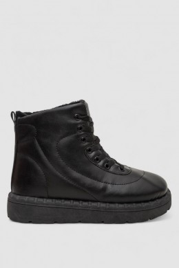 Кроссовки женские зимние на меху, цвет черный, 248RFM12