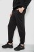 Спортивные штаны мужские двухнитка, цвет черный, 241R8003