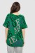 Футболка жіноча з принтом, колір зелений, 244R4002-1