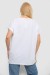 Футболка женская с принтом, цвет белый, 244R2412