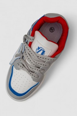 Кросівки жіночі, колір біло-сірий, 256RCR-11