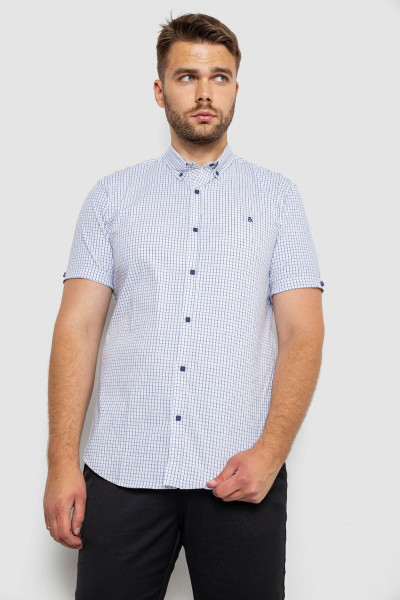 Рубашка мужская с принтом, цвет белый, 214R4564-4