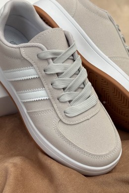 Кроссовки женские, цвет серо-белый, 248RJH50