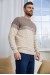 Свитер мужской, цвет бежево-молочный, 161R677 Свитер мужской, цвет бежево-молочный, 161R677