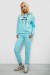 Спортивный костюм женский двухнитка, цвет голубой, 214R1419-007 Спортивный костюм женский двухнитка, цвет голубой, 214R1419-007