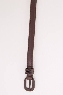 Женский ремень из кожзама, коричневого цвета, 196RL1010W18